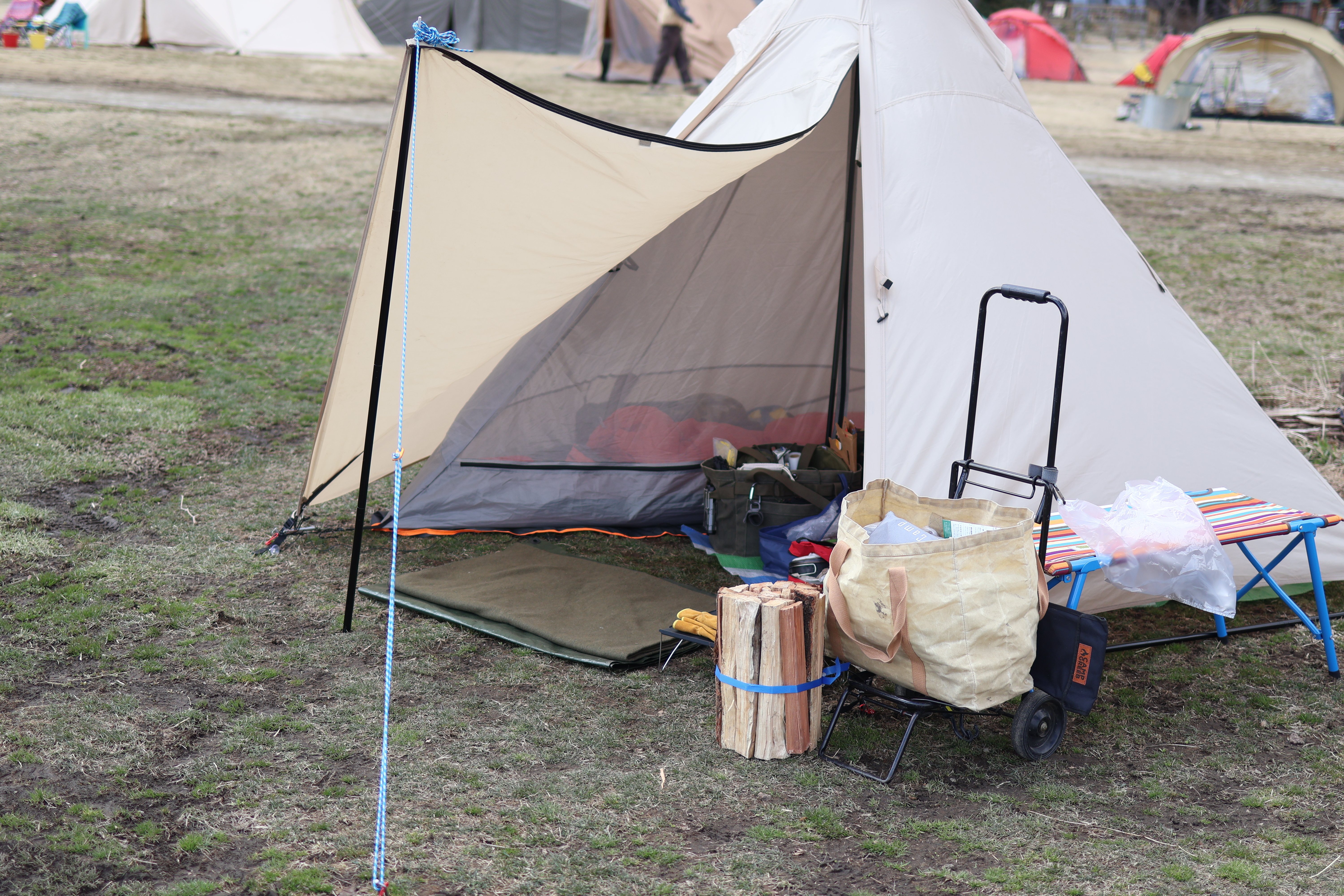 キャンプ道具 『OneTigris PLATOON』 ～楽々広々のハマるテントです