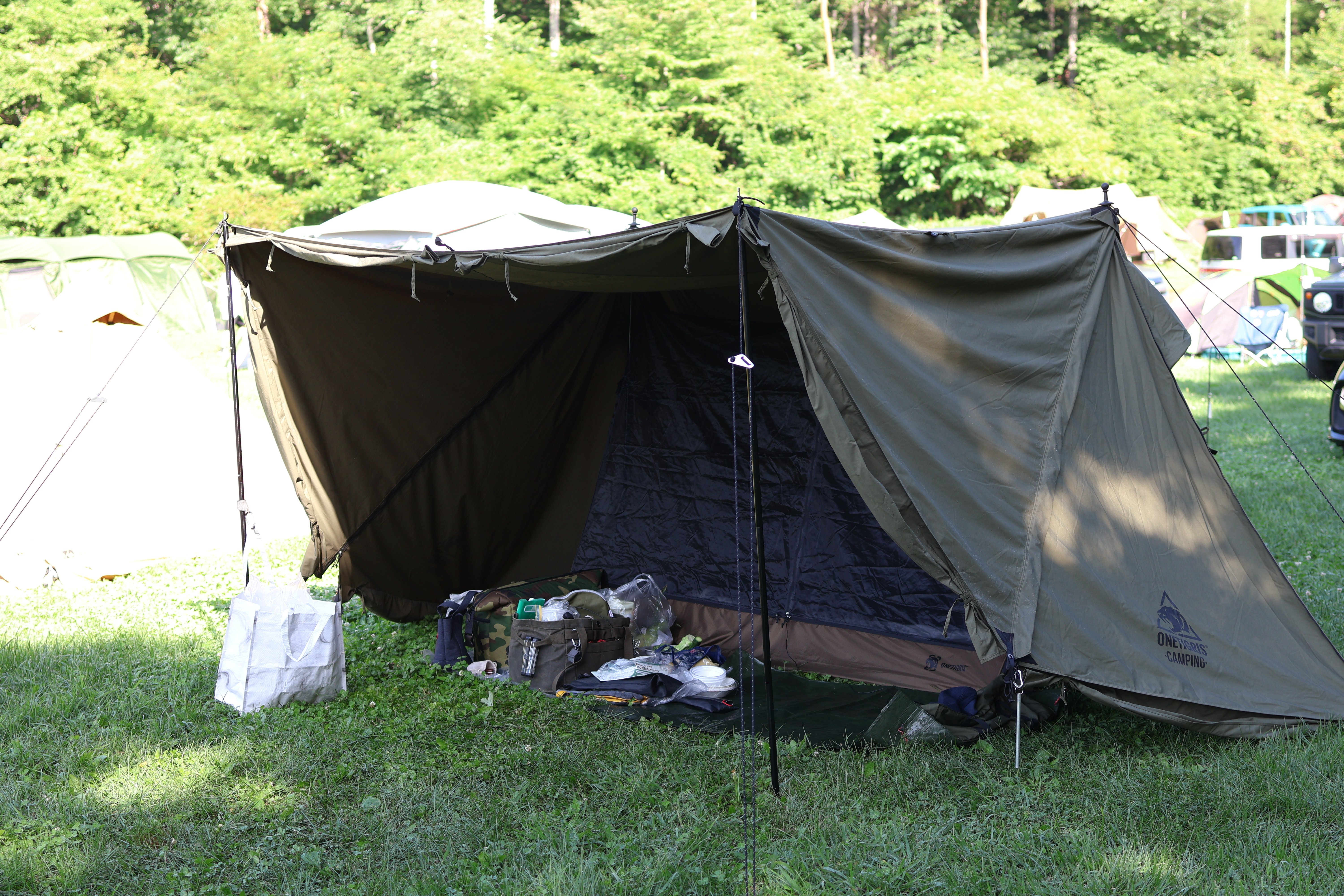 キャンプ道具 『OneTigris PLATOON』 ～楽々広々のハマるテントです