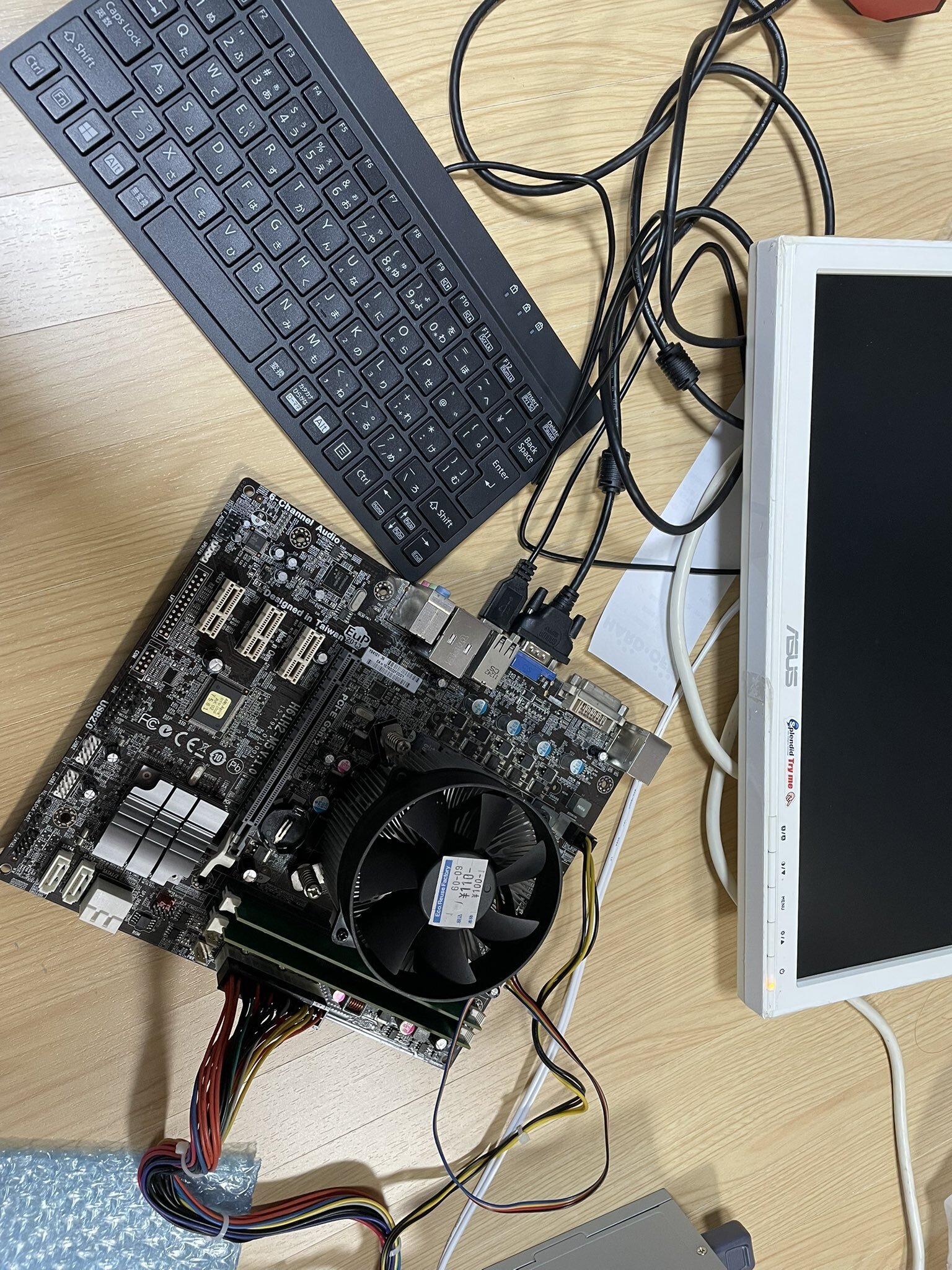 ジャンク品だけでPCを作ろうと思ったら予想外のところで詰まった話