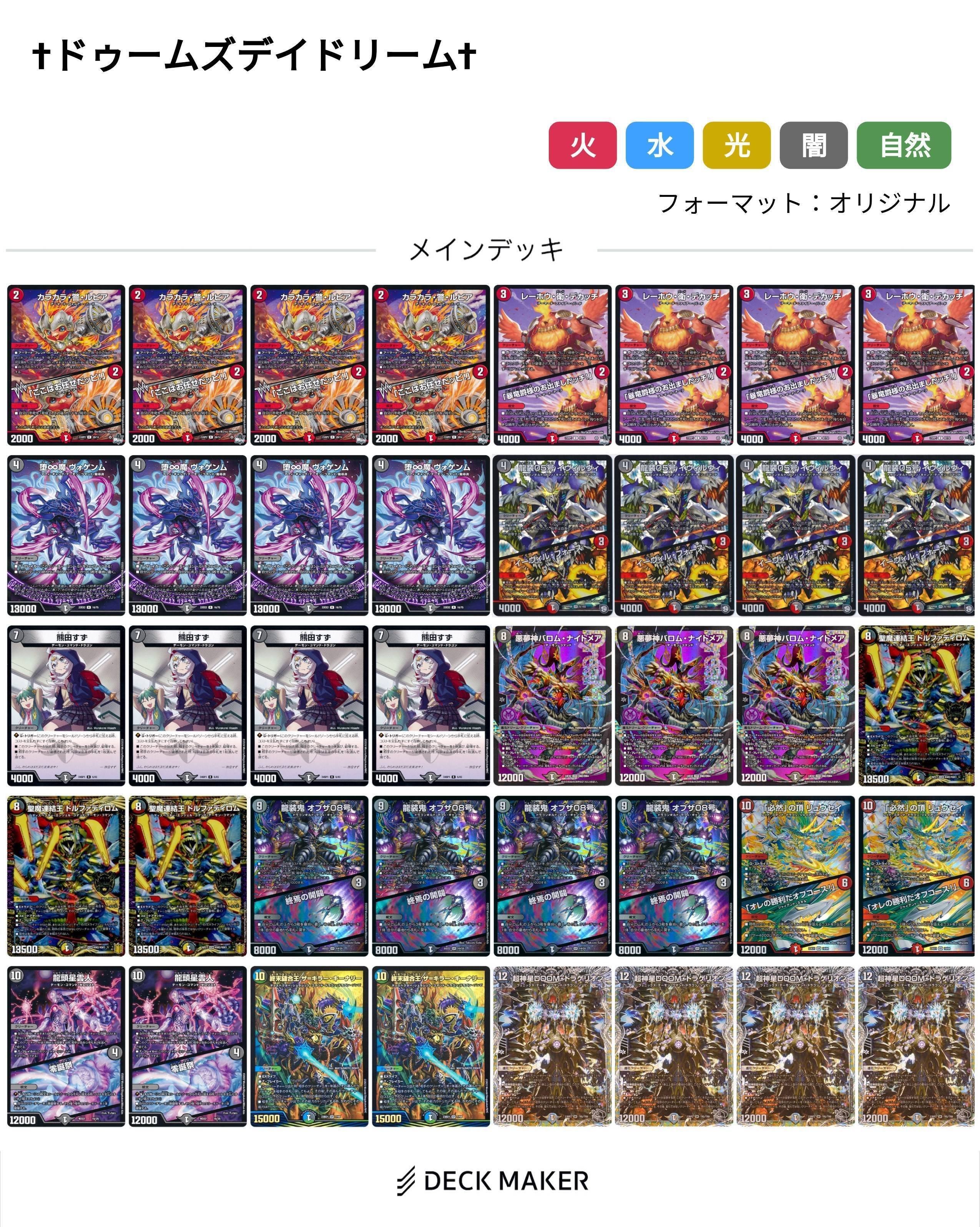 構築記事】赤黒DOOM～バロムナイトメアを添えて〜｜ますばん