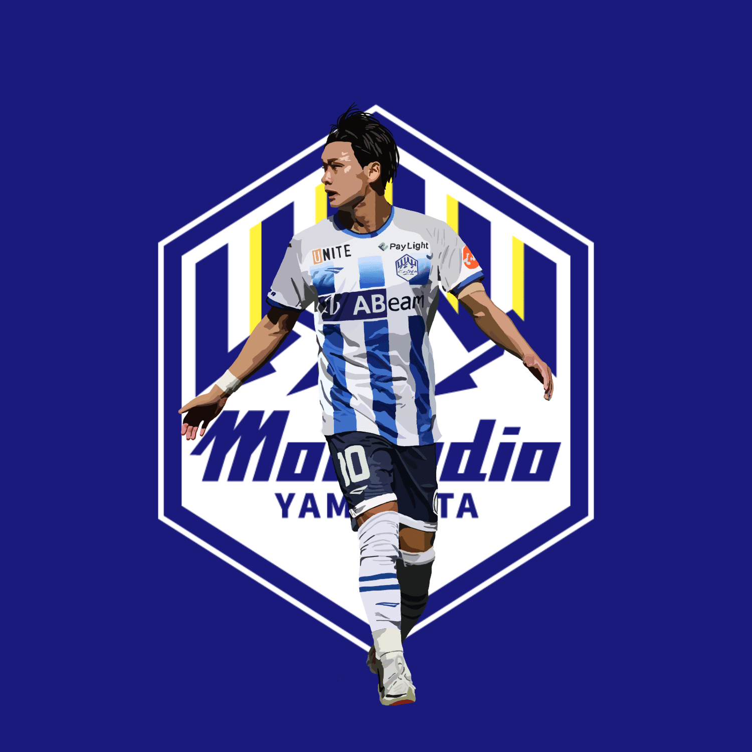 モンテディオ山形】氣田亮真イラスト｜442 /よんよんに。