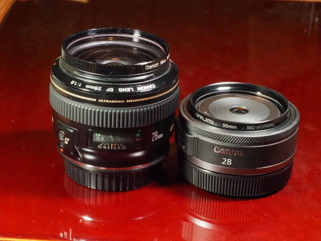 レンズ沼の歩き方」Canon EF28mm F1.8 USM ／ RF28mm F2.8 STM｜saphirinus