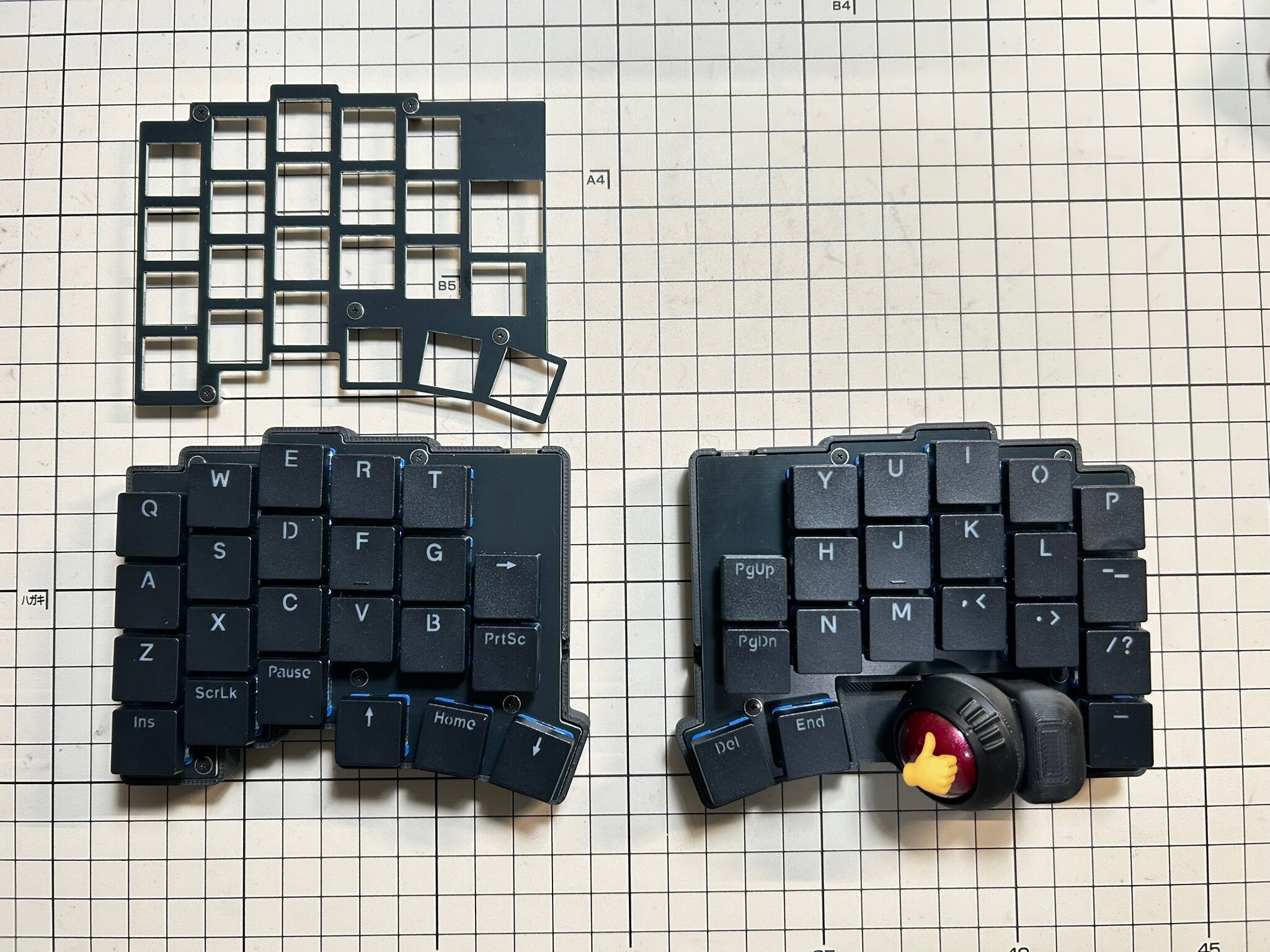 roBa Low Profile キーボード本体 組み立て済み roBa low コレクション