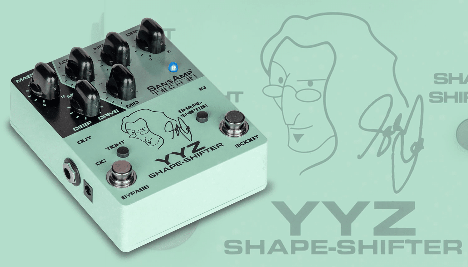 ベース TECH21 YYZ SHAPE-SHIFTER sansamp YYZ SHAPE-SHIFTER
