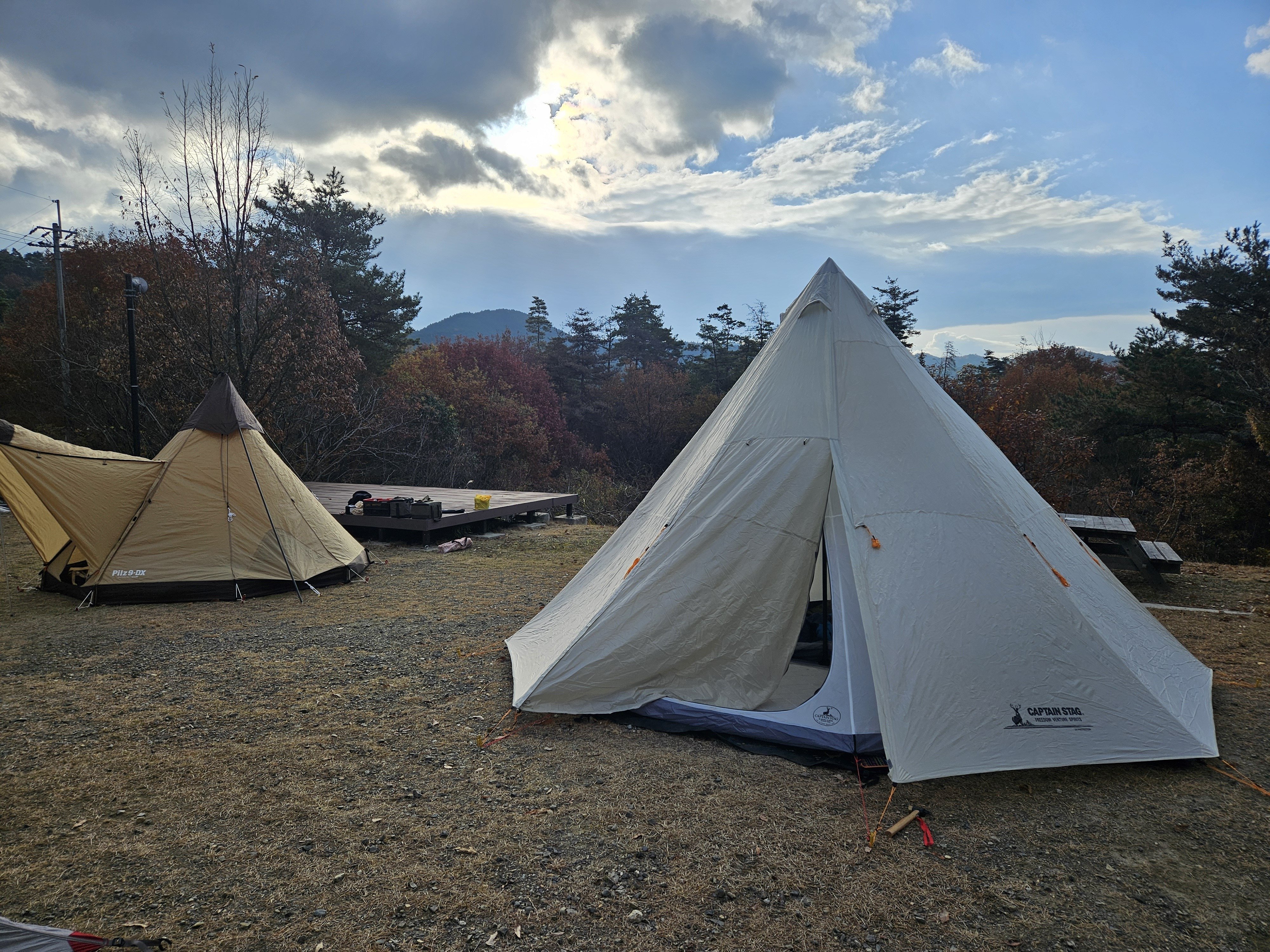 キャンプ快適化計画①（キャプテンスタッグオクタゴンの冬装備）【#001