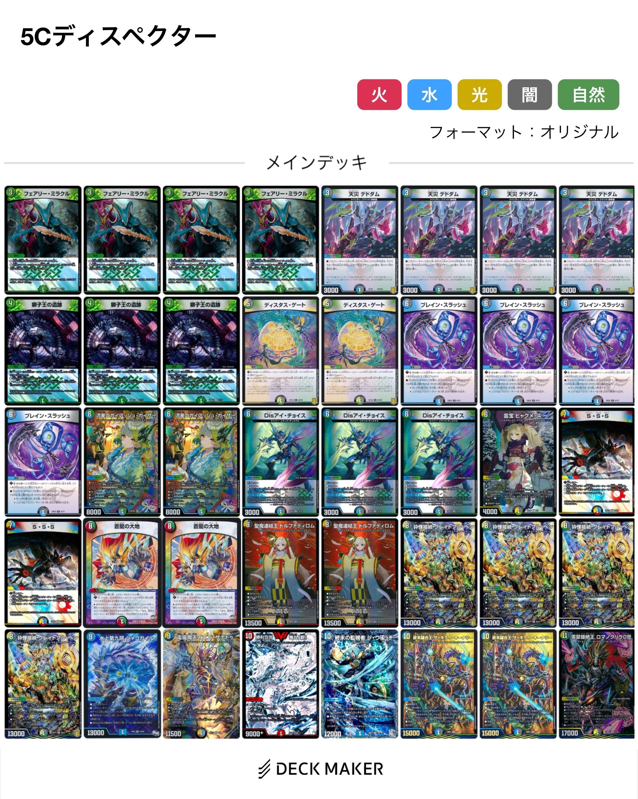 扉ディスペクターデッキ 5Cディスペクター｜法相