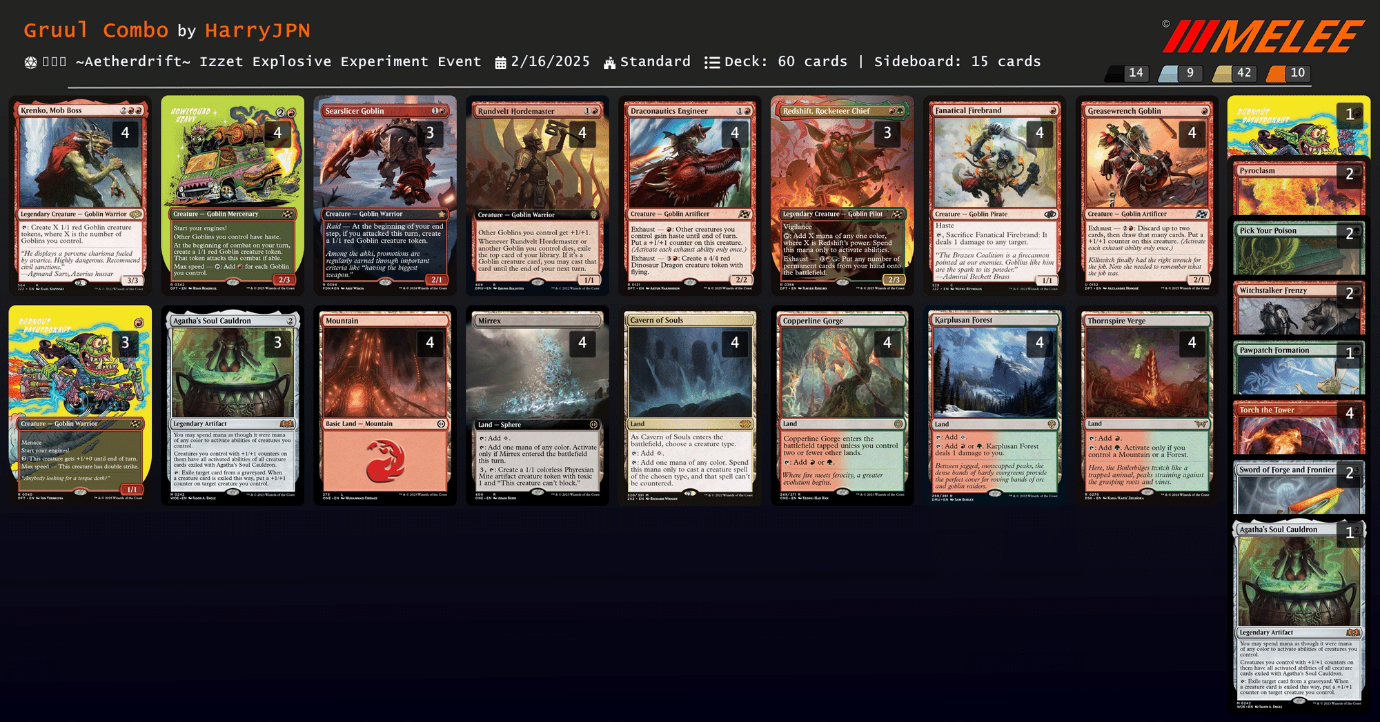 スタンダード】アガサの魂の大釜採用型ゴブリン解説｜はりー