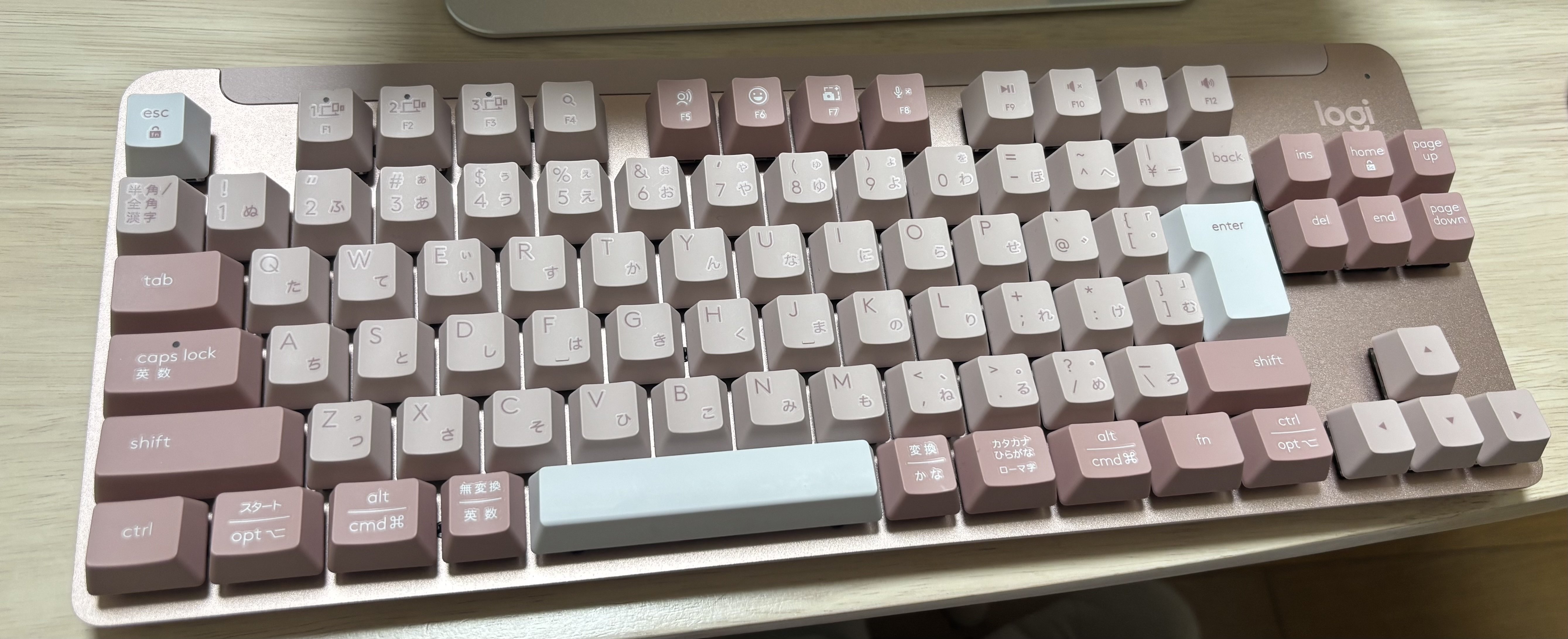 キーボード レビュー】logicool / ロジクール SIGNATURE K855 ローズ