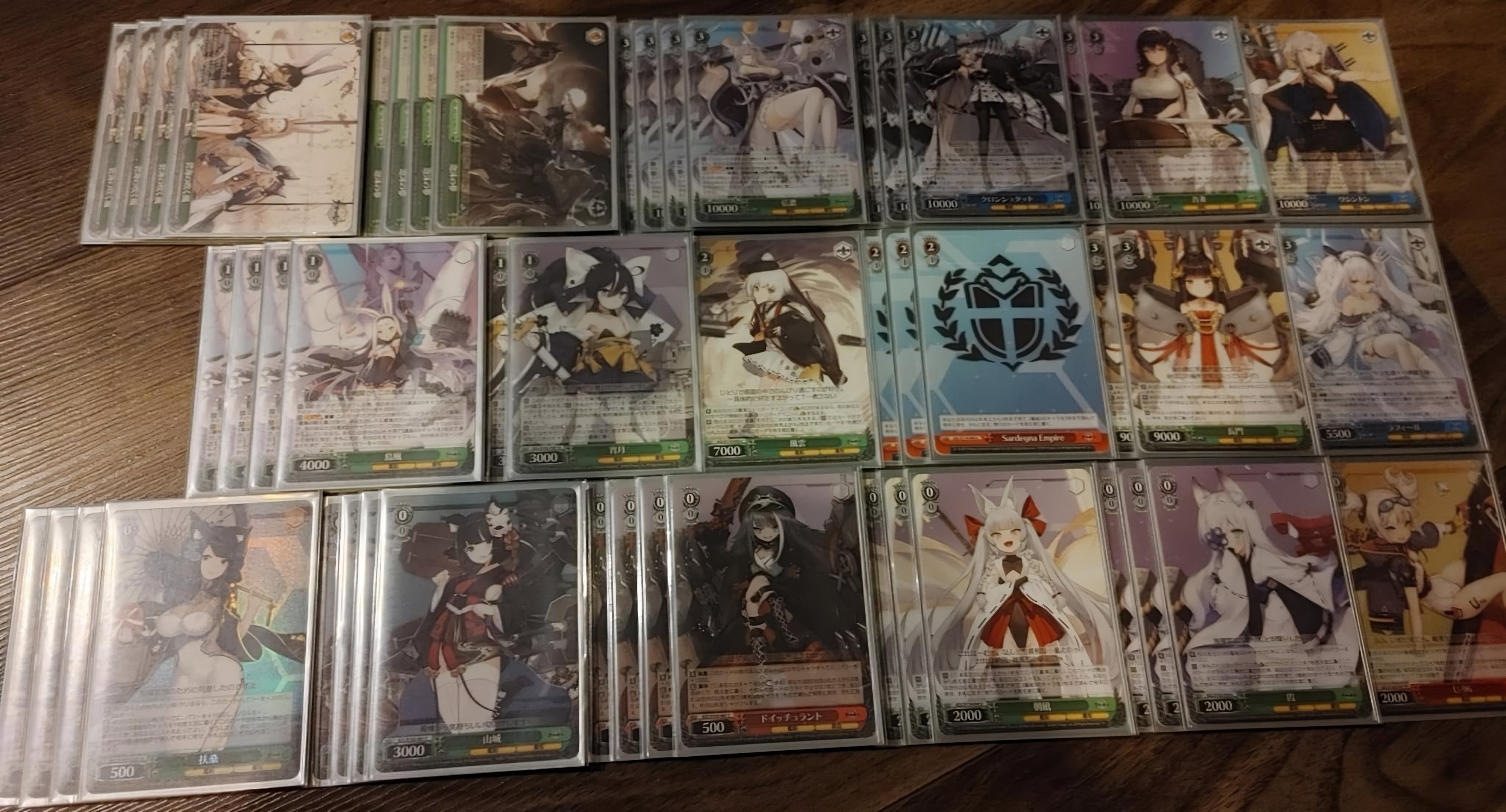 ヴァイスシュヴァルツ 8門アズールレーン デッキ、パーツセット ws