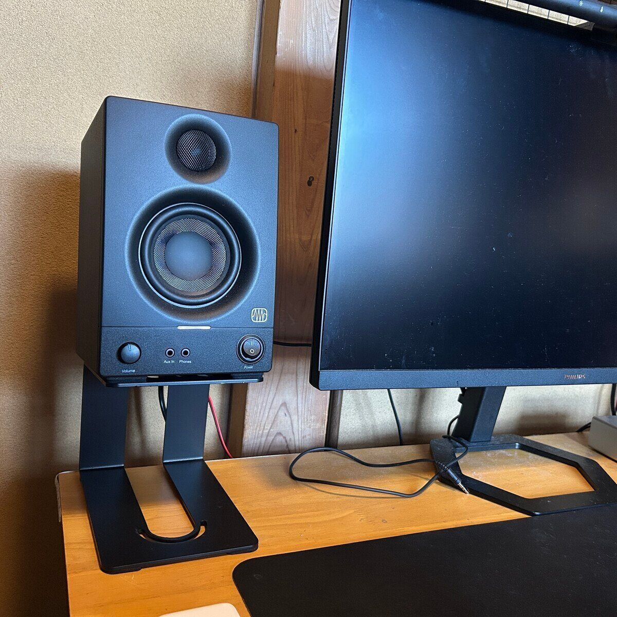 Presonus eris 3.5にベストマッチのスピーカースタンドはこれだ！｜と