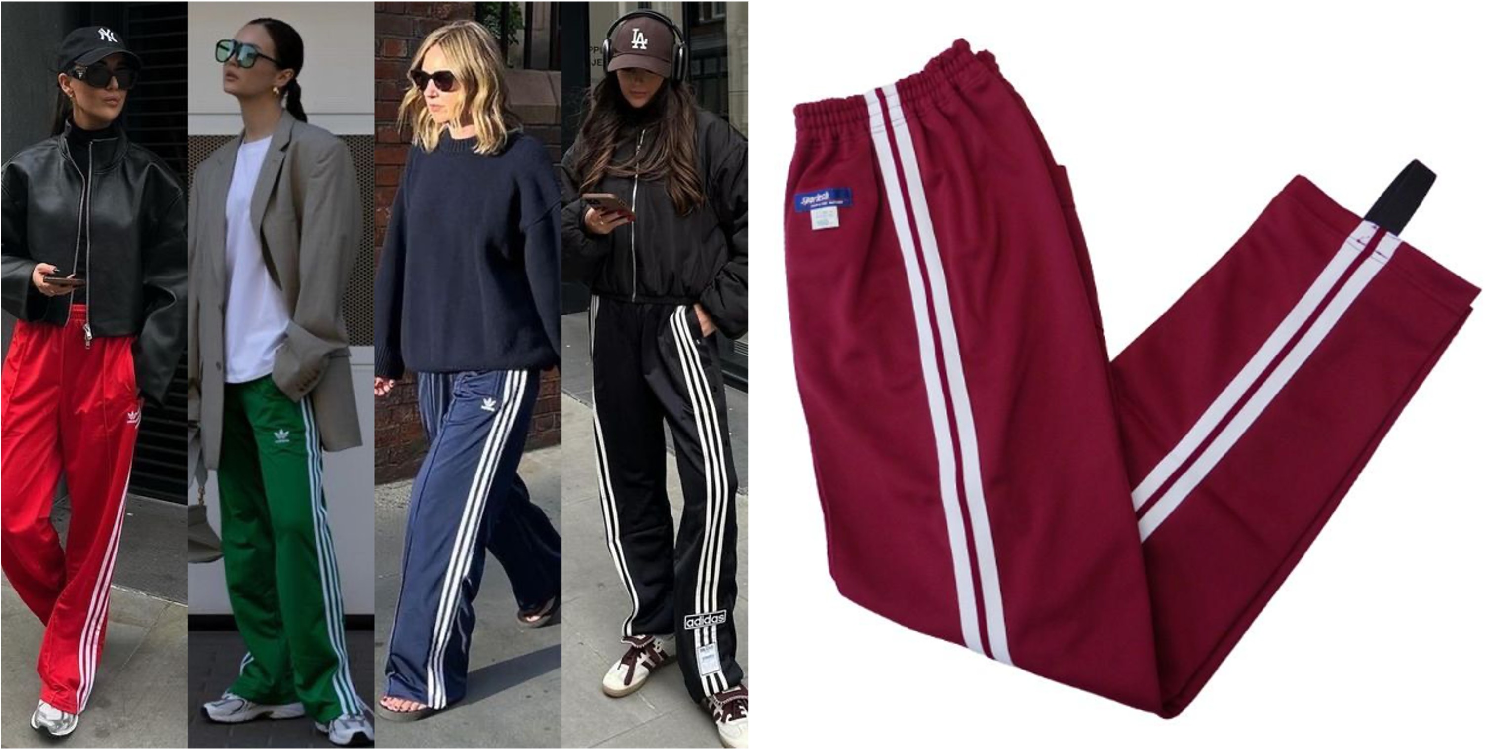 3本ラインのアディダスジャージ。おしゃれに着るか、パジャマになるか！？