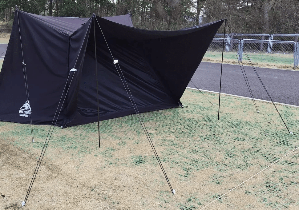 ONE TIGRIS SOLO HOMESTEAD 黒TCの備忘録（初心者のテントの立て方