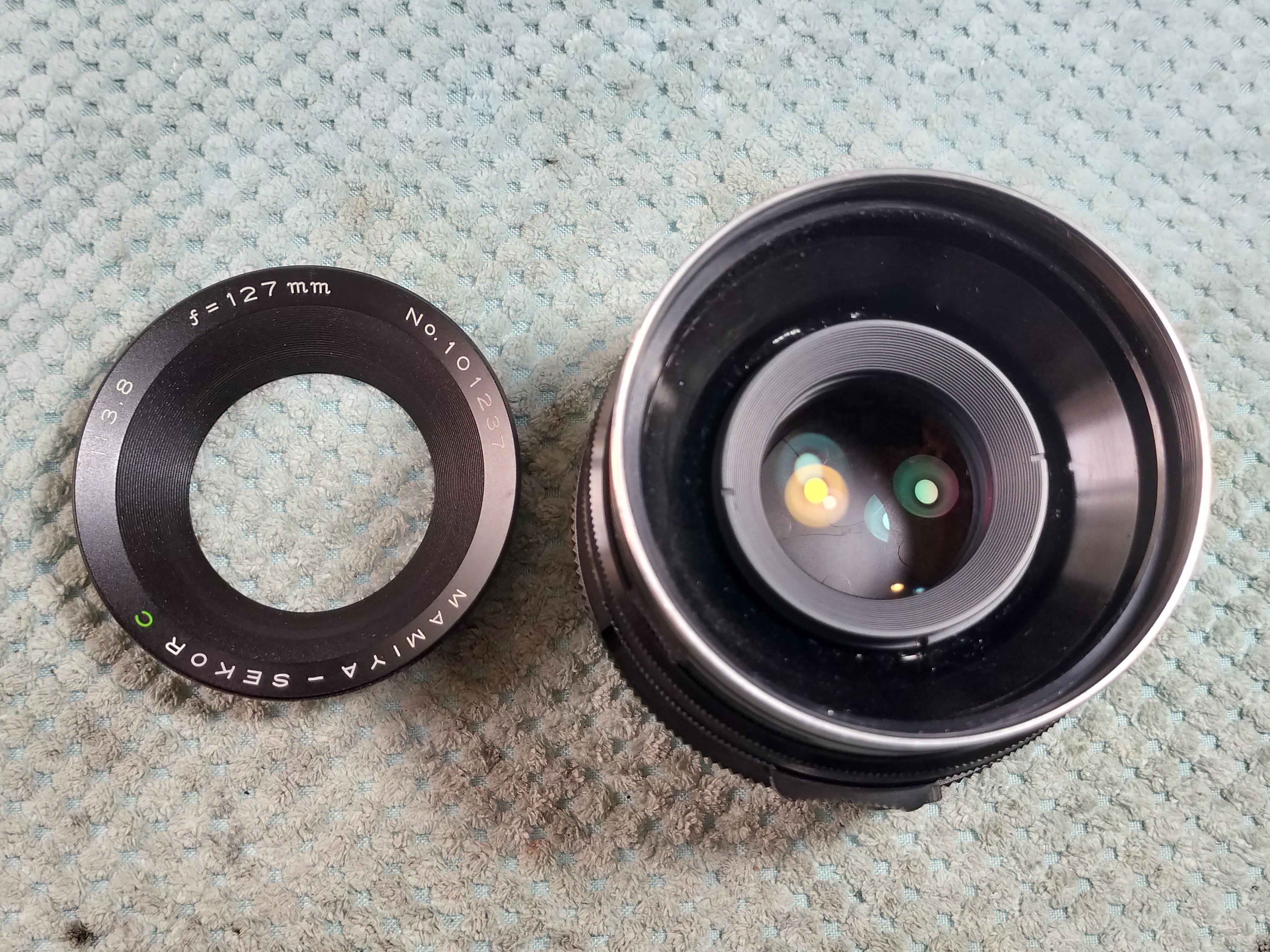 Mamiya Sekor C 127mm F/3.8の分解｜フィルムカメラ修理のアクアカメラ