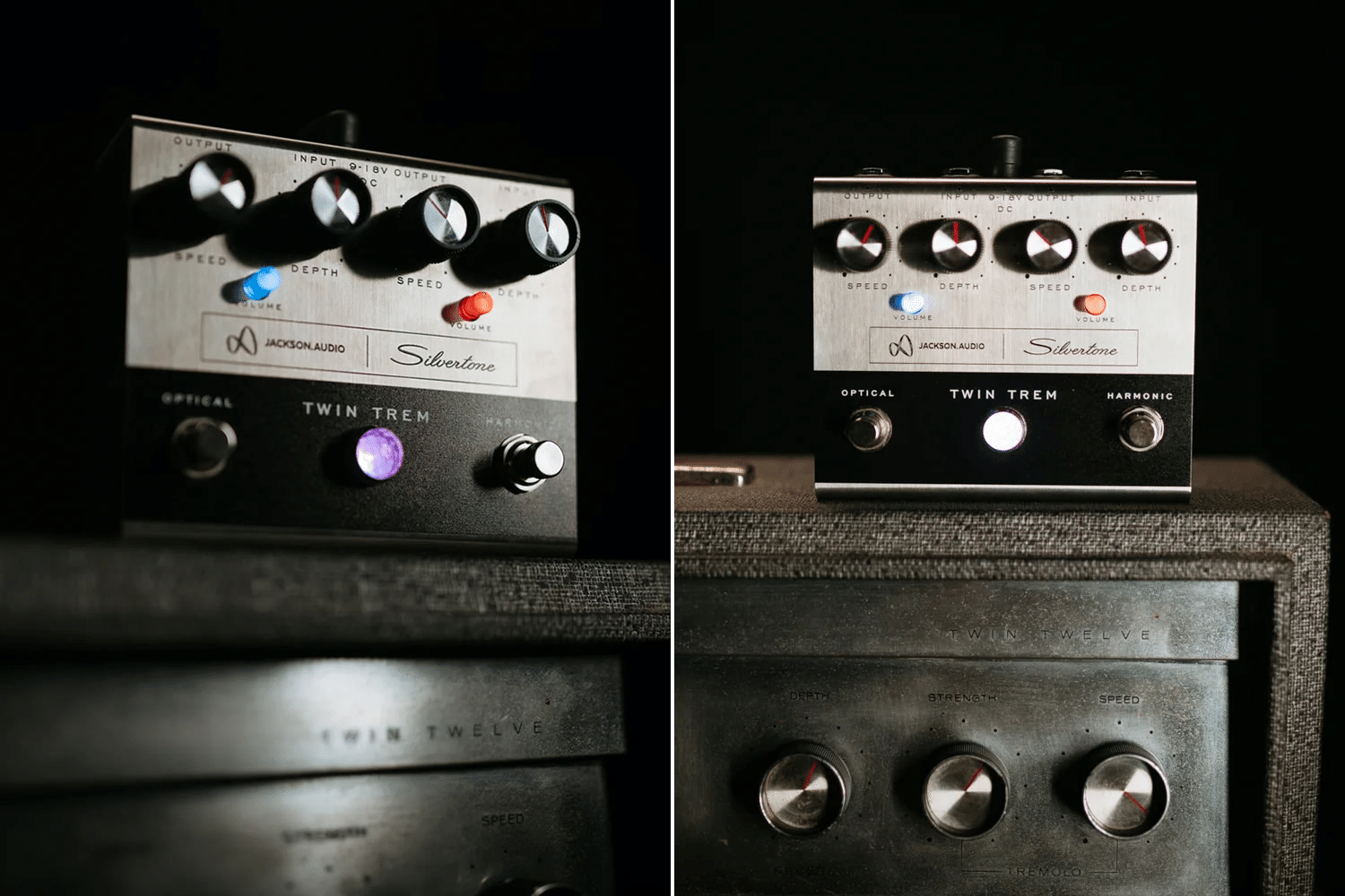 2つの異なるトレモロエフェクトを搭載したペダル「Jackson Audio TWIN