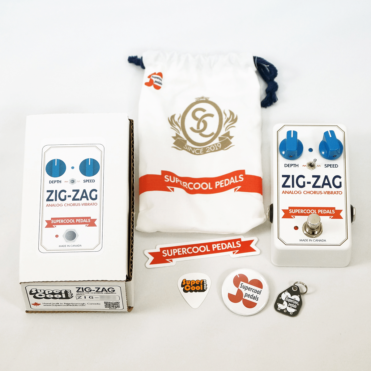 Supercool Pedals】現代仕様のアナログ・コーラス／ビブラート「ZIG