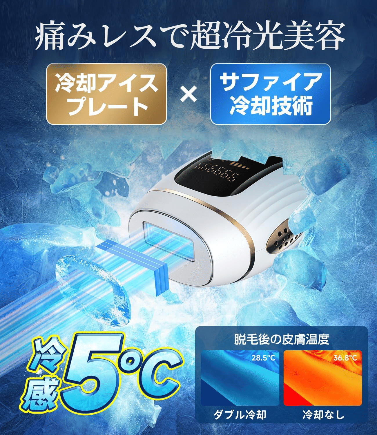 Donamo サロン級IPL光脱毛器 無痛VIO対応｜GetGadgetGot