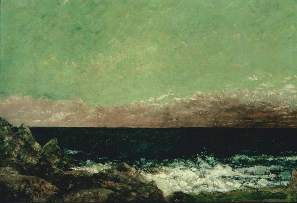 光を描いた画家たち＃29 Jean Désiré Gustave Courbet.（ギュスターヴ