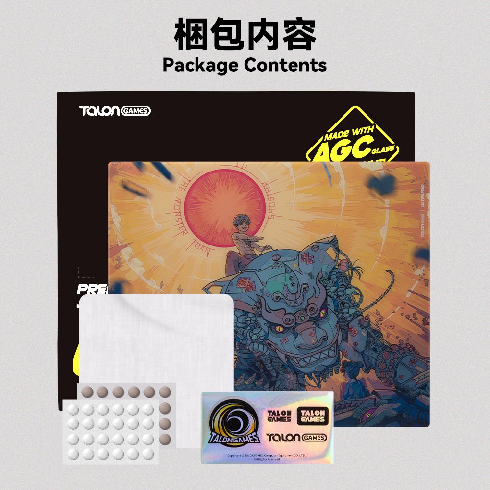 🔥TALONGAMES × 幽霊星 ガラスゲーミングマウスパッド「暁獅」発売