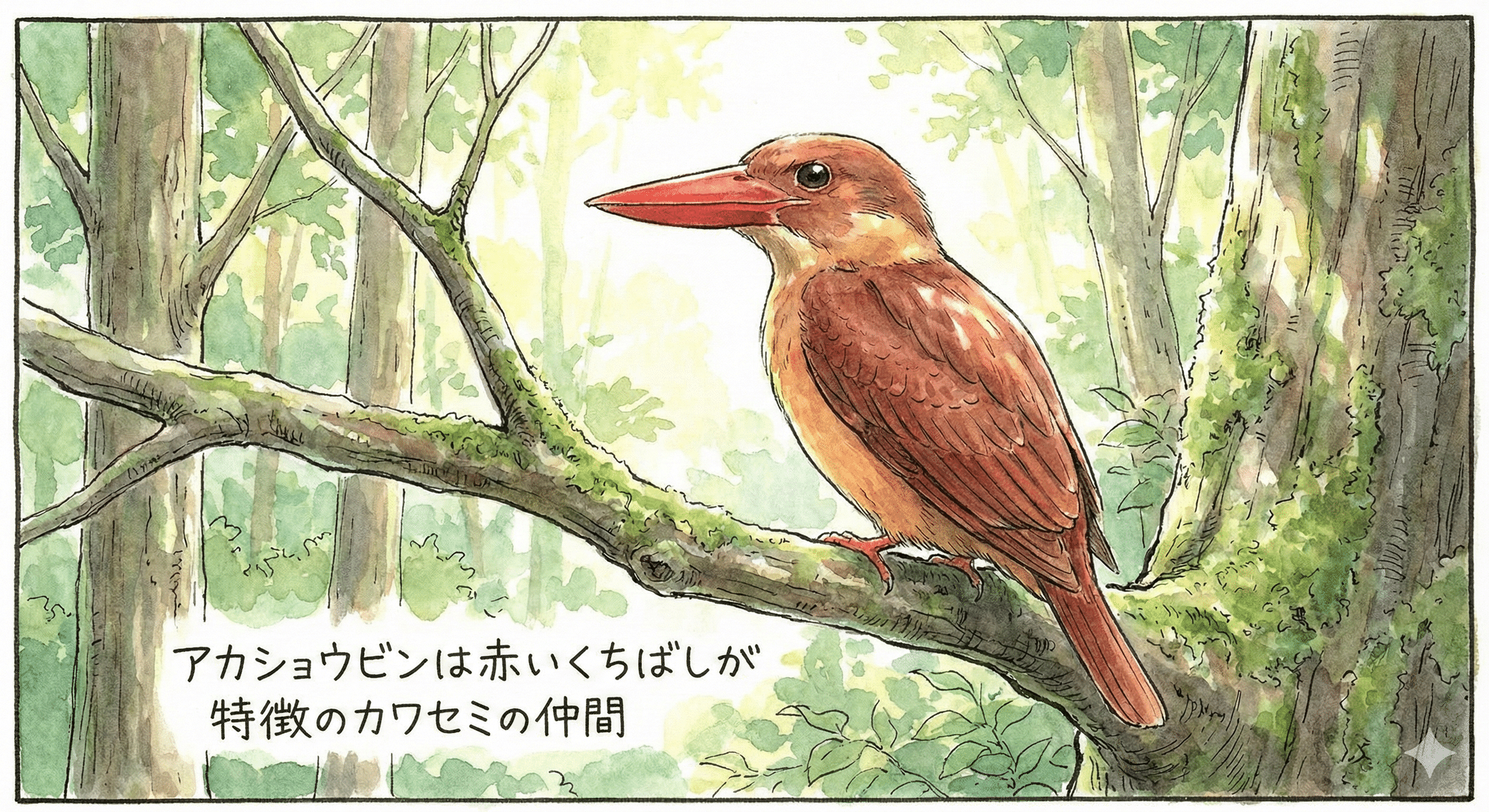 Gemini Proで鳥の説明イラストを作ってみた｜Takebayashi