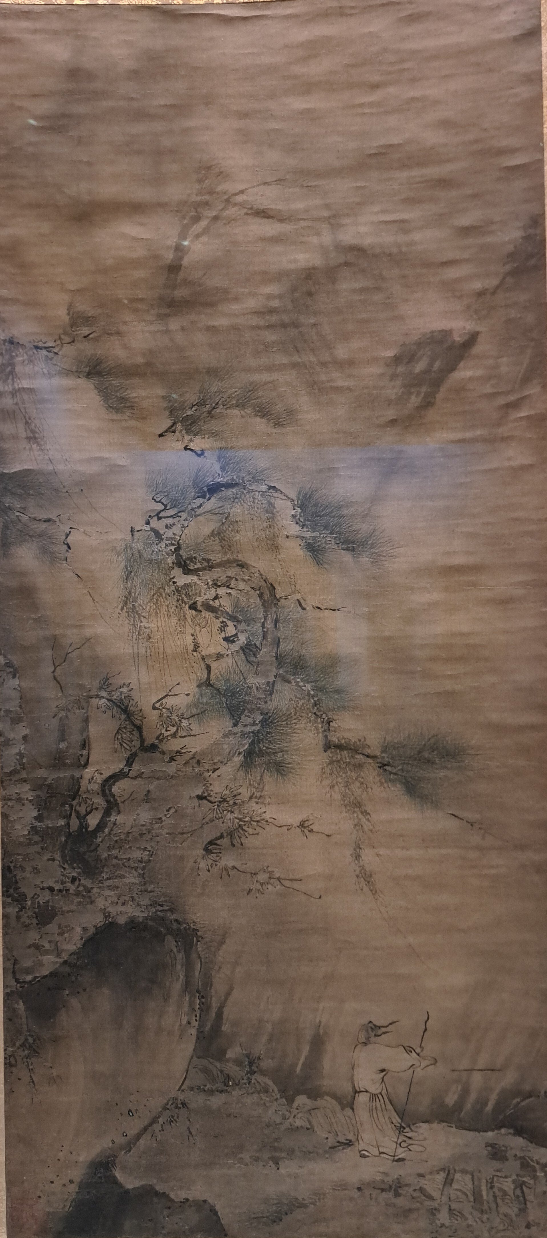 中国書画精華—宋・元時代の名品—＞（東京国立博物館）：山水画の樹木