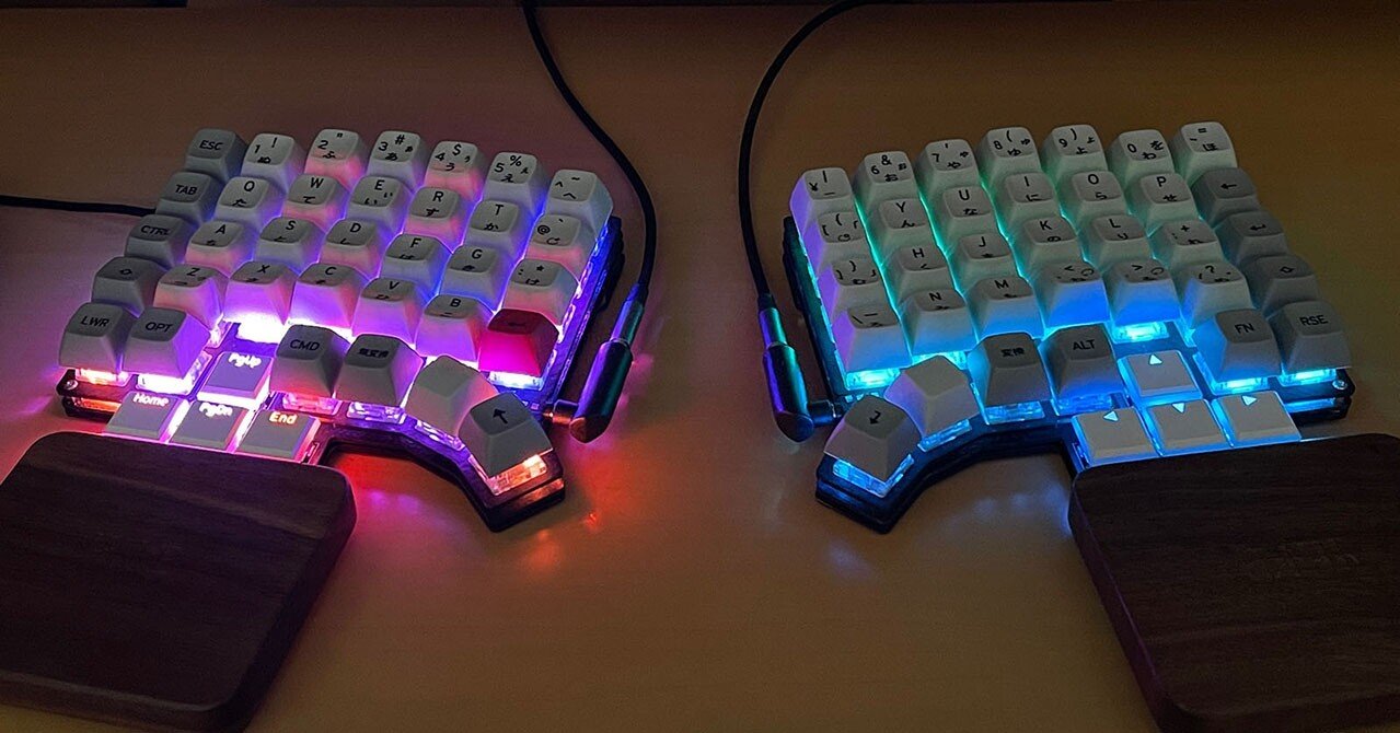 分割エルゴノミクスキーボードErgoArrowsを組み立てたので自慢したい