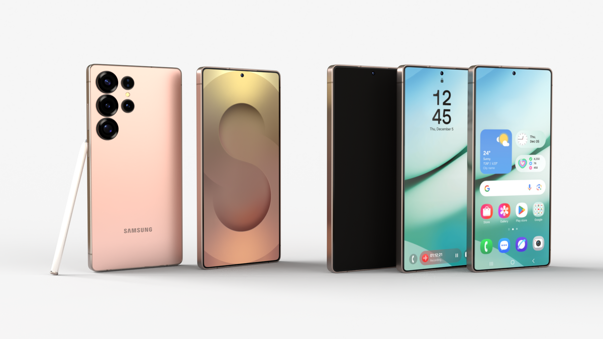 Pinkgold Samsung Galaxy S25 Ultra with pen - Superhive (formerly