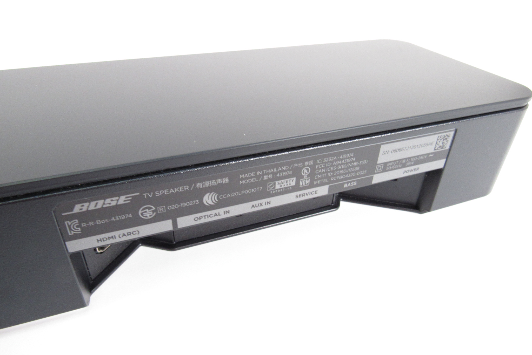 Bose TV Speaker 431974 Bluetooth Soundbar - Black