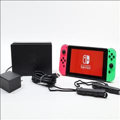 Nintendo Switch HAC-001(-01) 32GB Video Game System - Neon Pink