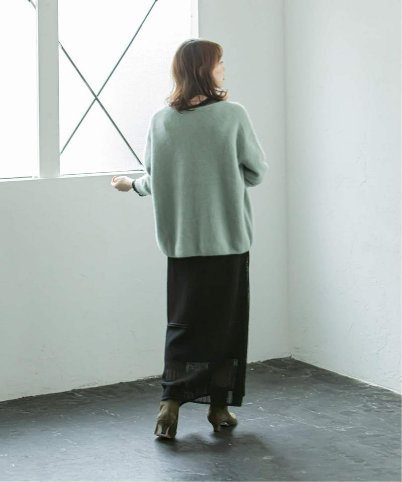 NOBLE(ノーブル)の「ラクーンニットVネックプルオーバー◇（NOBLE