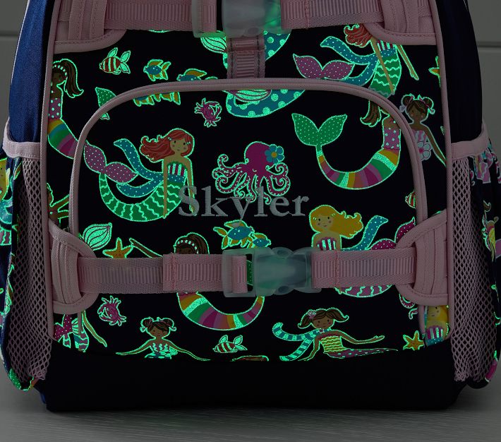 Mackenzie Navy Mermaid Friends Glow-in-the-Dark Backpacks
