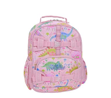 Mackenzie Heritage Pink Dinos Backpacks | Pottery Barn Kids