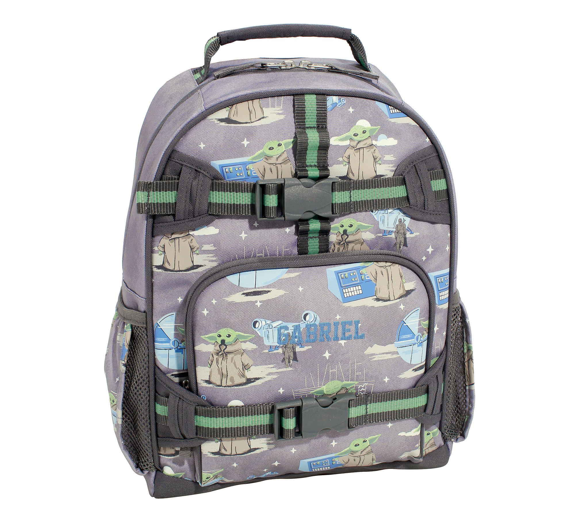 Mackenzie Mandalorian Grogu Glow Backpack | Pottery Barn Kids