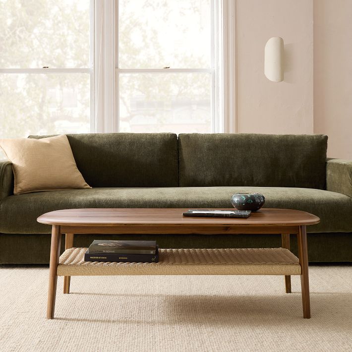 Chadwick Mid-Century Rectangle Coffee Table | Modern Living Room