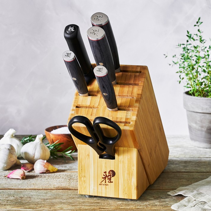 Miyabi Kaizen II Knife Block Set, 7-Piece | Williams Sonoma