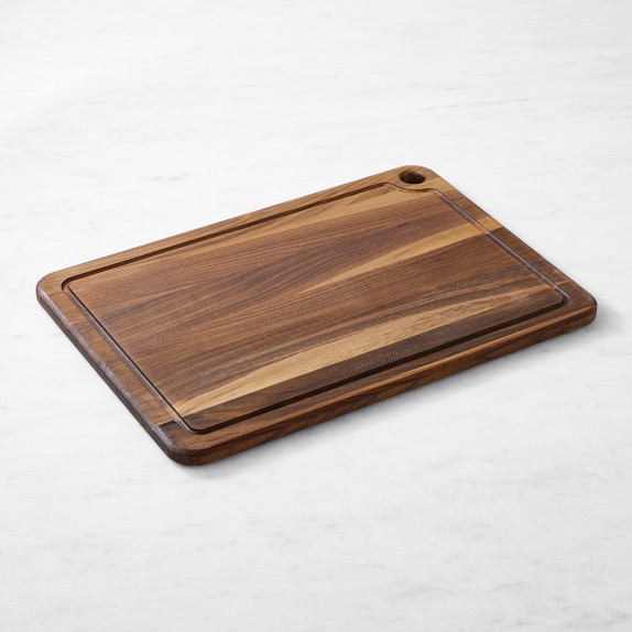 Williams Sonoma Walnut Wood Notch Cutting Board | Williams Sonoma
