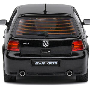 2003 Volkswagen Golf IV R32 Black 1/43 Diecast Model Car by Solido
