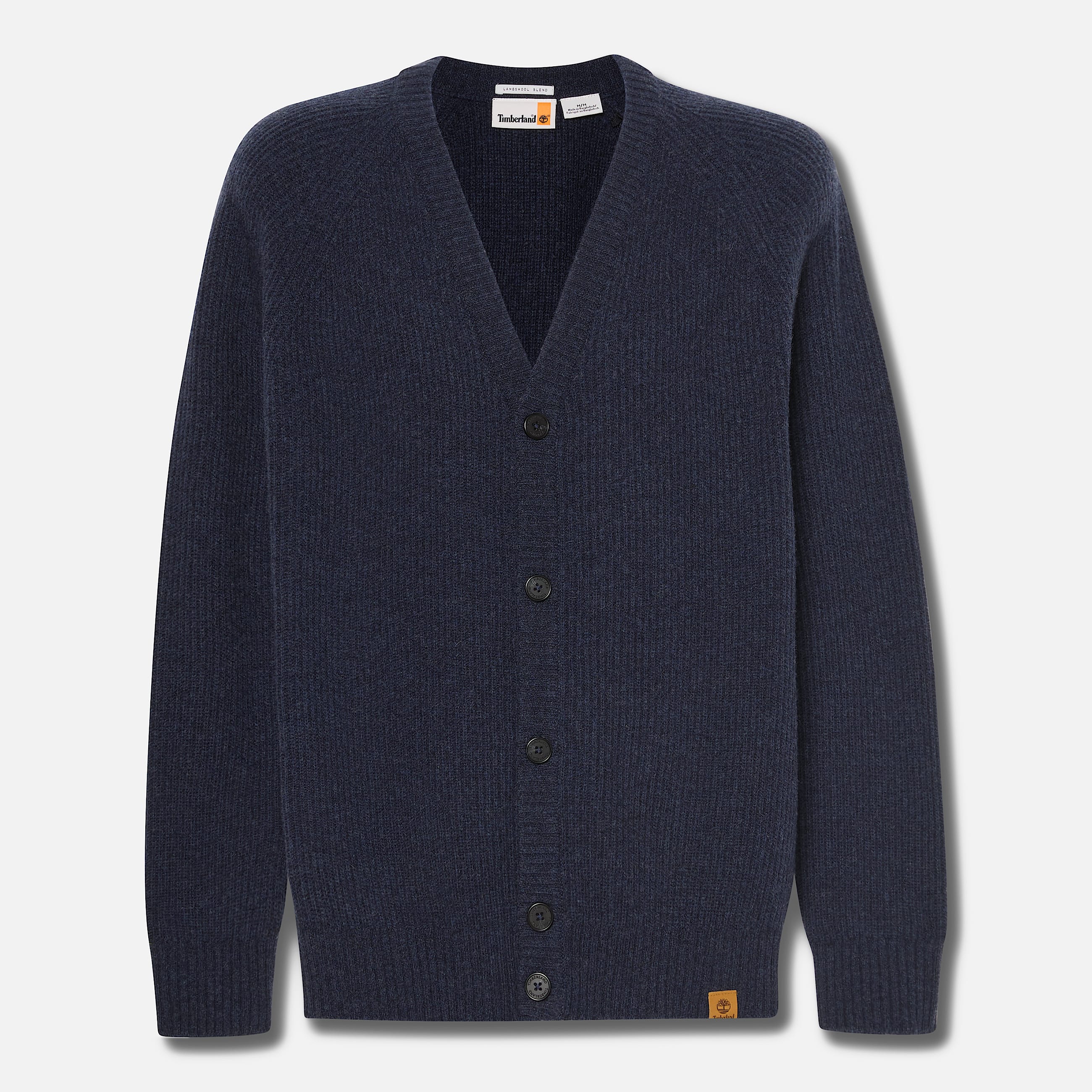 All Gender Phillips Brook Raglan Sleeve Cardigan in Dark Blue