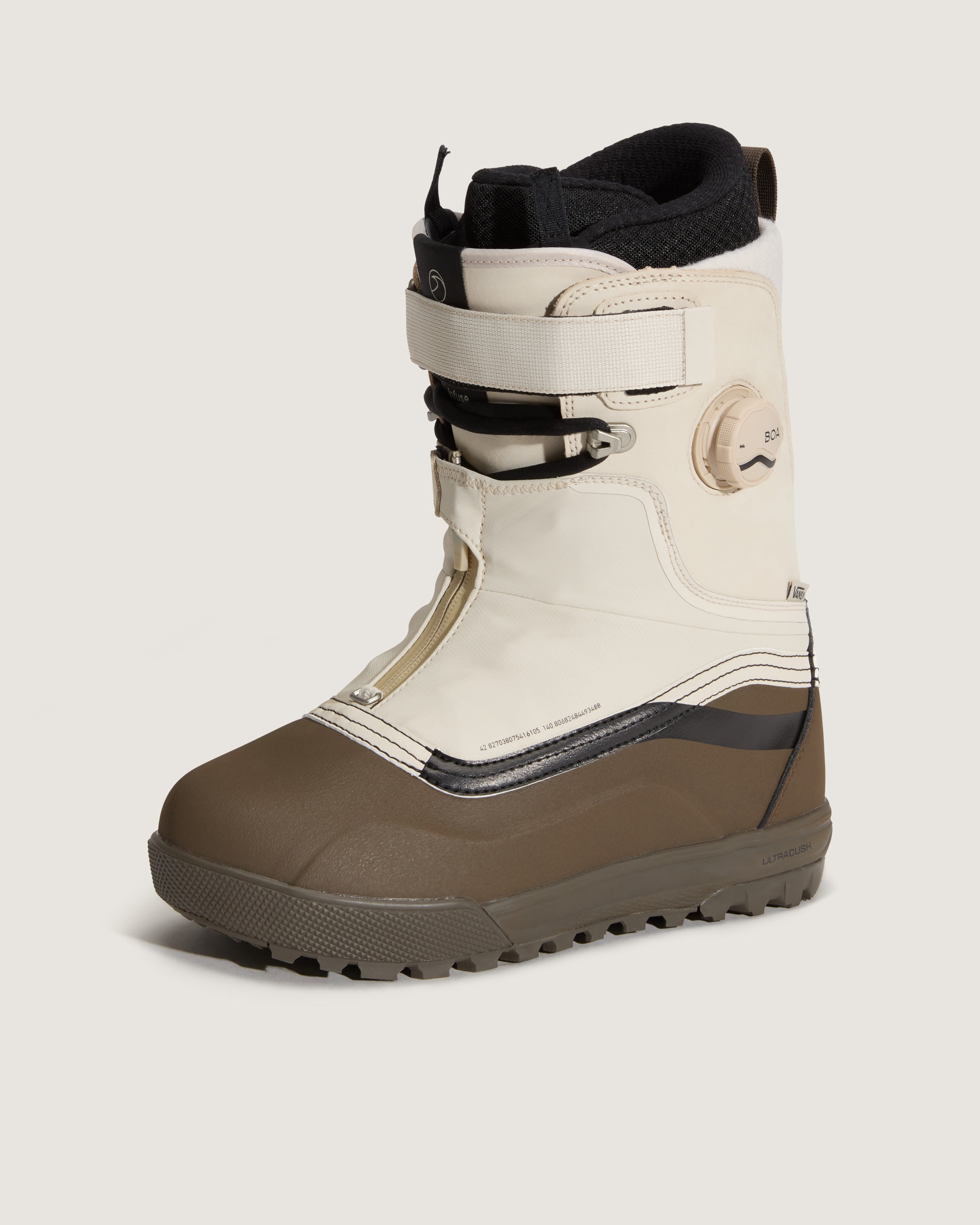 Infuse Snowsurf Snowboard Boot in Oatmeal Beige / Brown | Vans