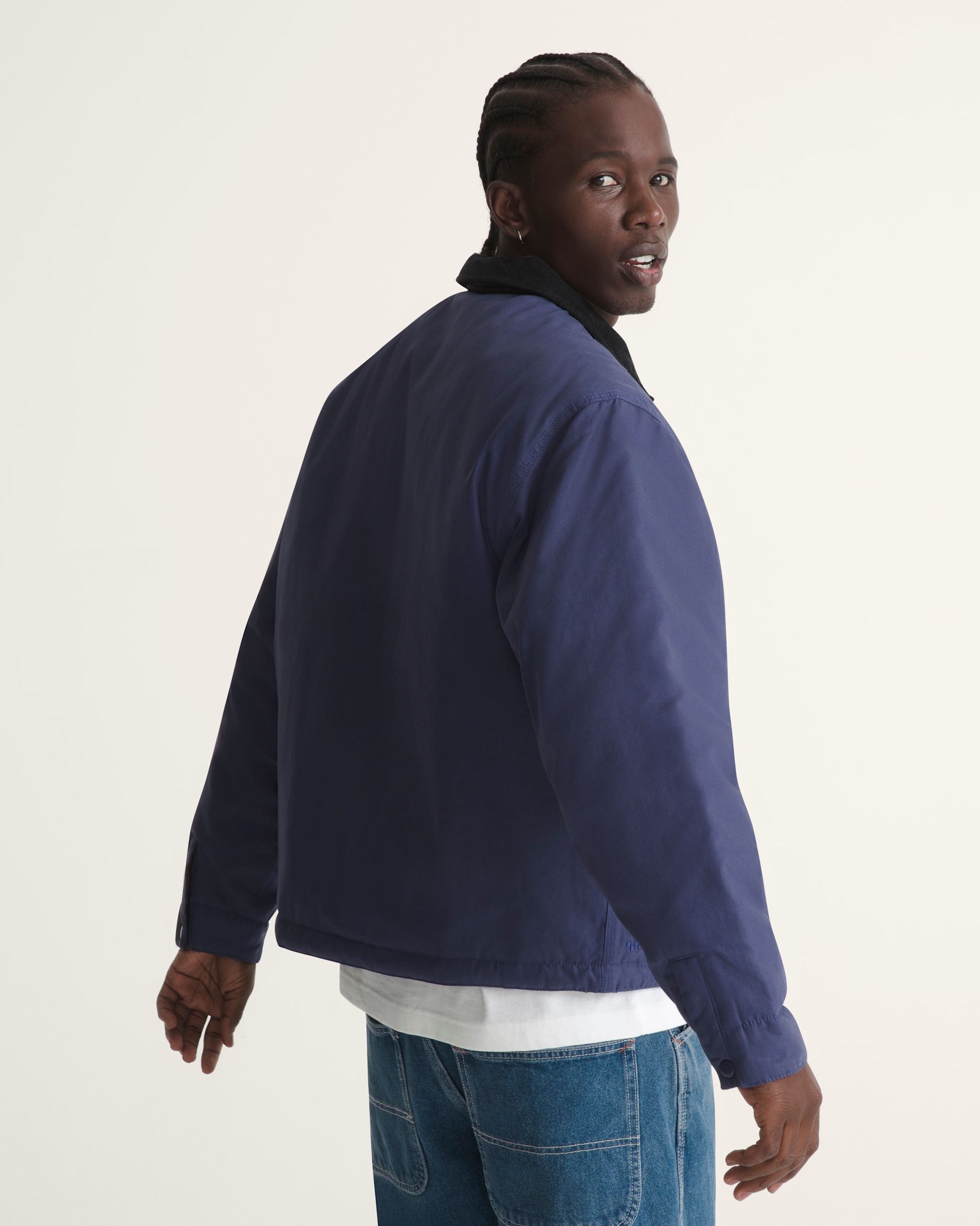Skate Garage Reversible Jacket in Deep Twilight Blue | Vans
