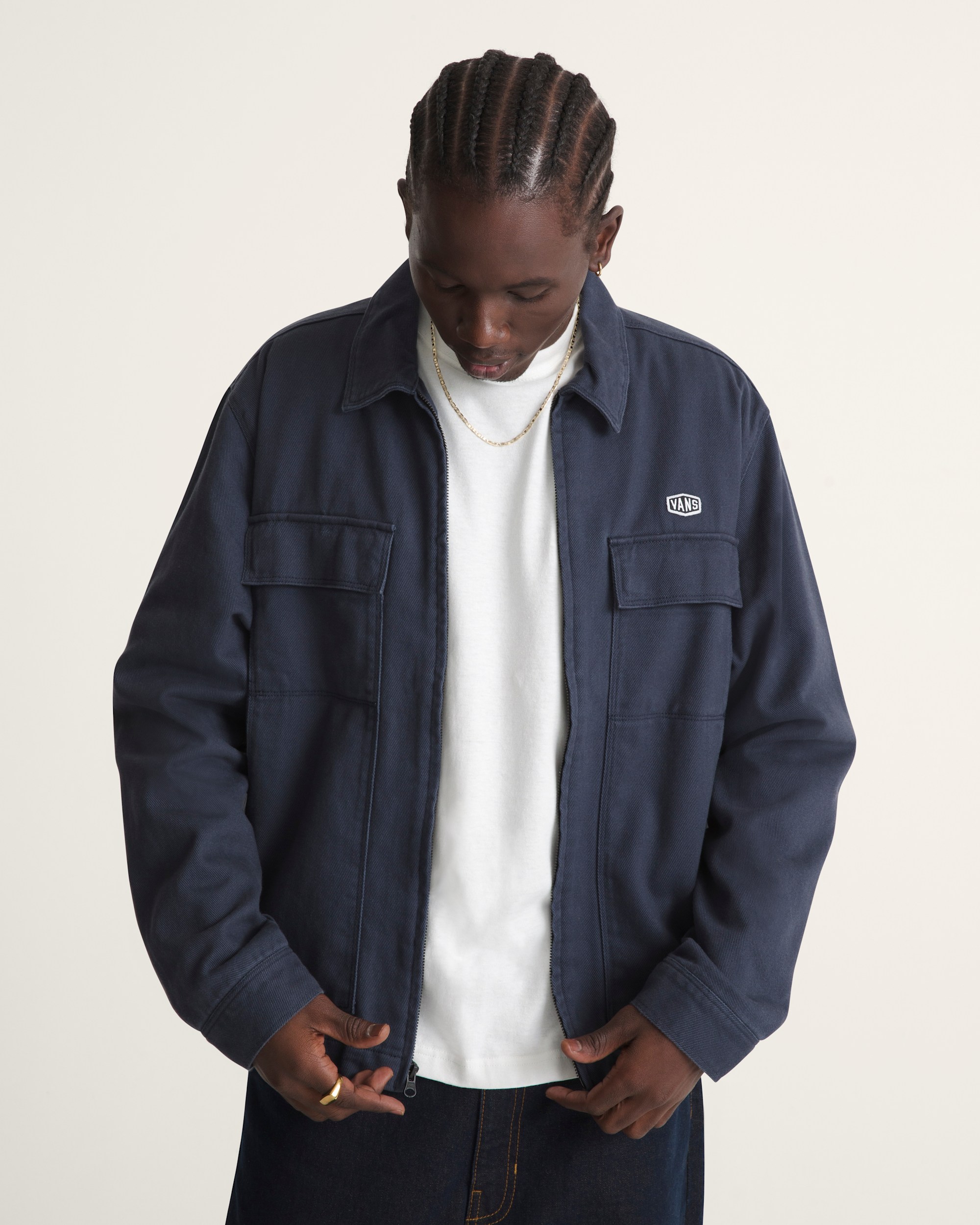 Mcavoy Station Jacket in Parisian Night Blue | Vans