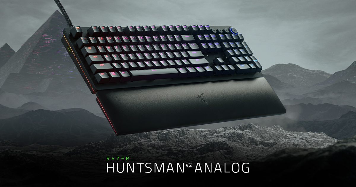 Analog Optical Gaming Keyboard - Razer Huntsman V2 Analog | Razer