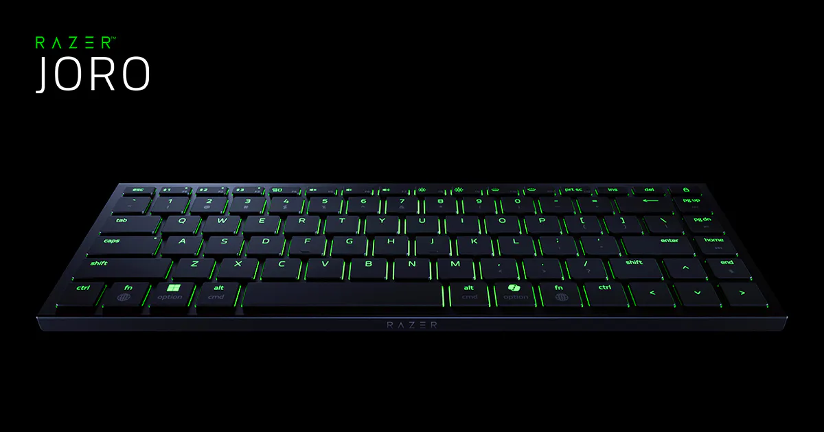 Razer Joro ポータブル ワイヤレスゲーミングキーボード | Razer 日本