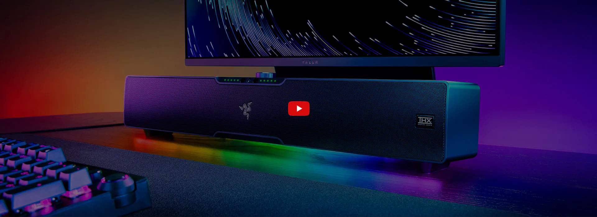 Beamforming Soundbar with Head-Tracking AI - Razer Leviathan V2