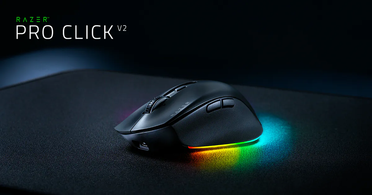 Razer Pro Click V2 - ワイヤレスエルゴノミックマウス | Razer 日本