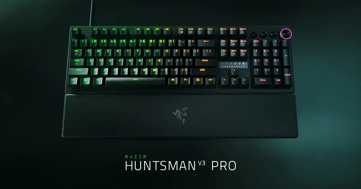 プロゲーミング用 e スポーツ キーボード - Razer Huntsman V3 Pro