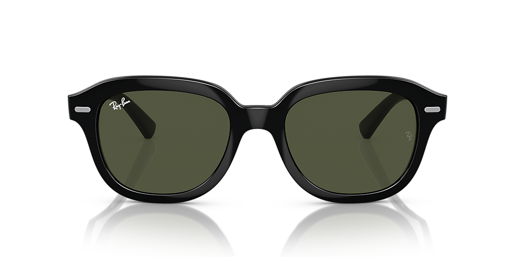 Ray-Ban RB4398 Erik XL (53 - 20) with Green lenses and Black frame