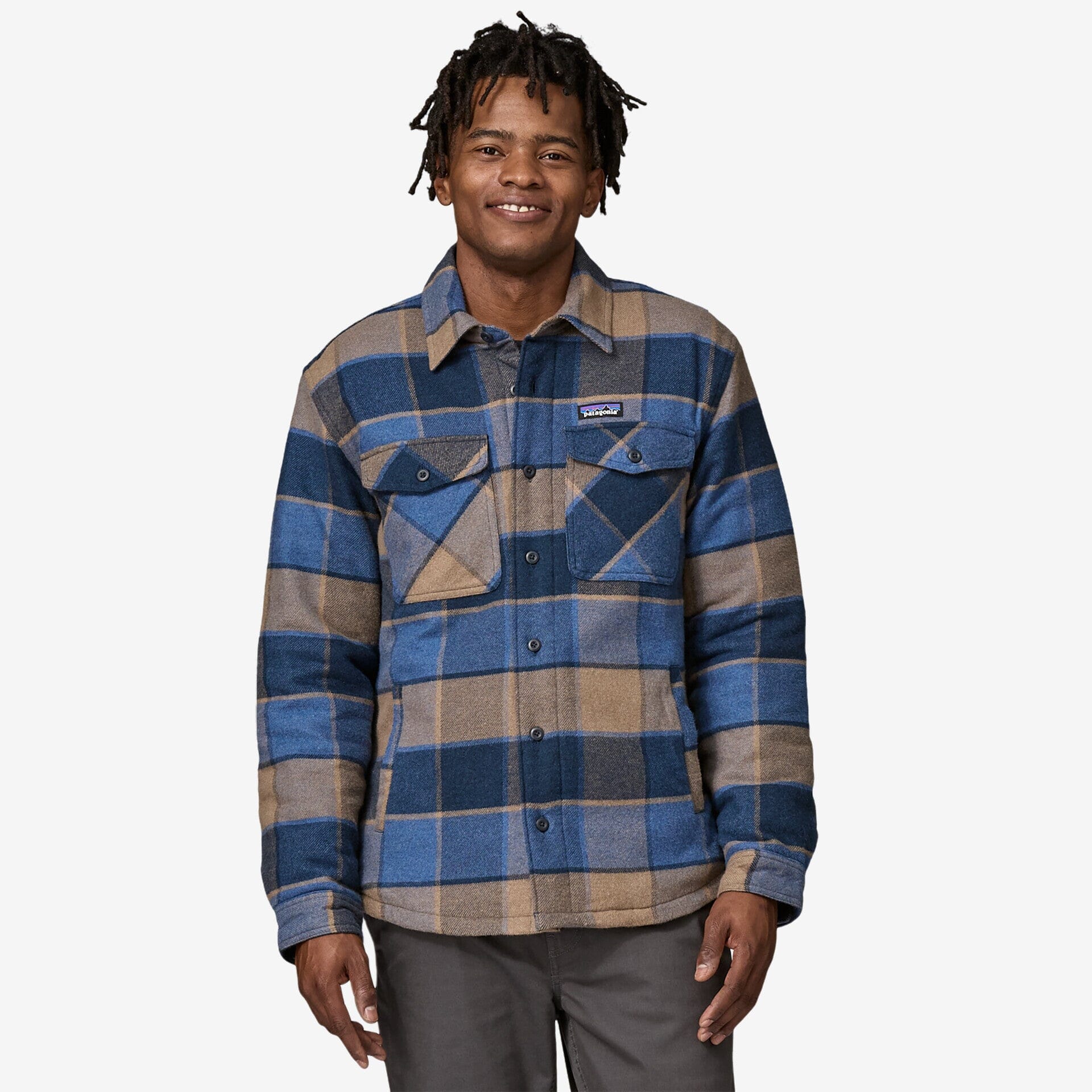 Patagonia Lightweight Insulated Fjord Flannel Shirt - Men's - Apex