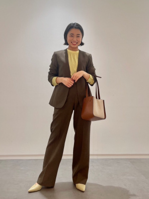 PLST(プラステ)公式 | シャークツイードストレートパンツ