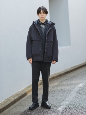 UNIQLO＋J ハイブリッドダウンジャケット ブラック Mサイズ ユニクロ