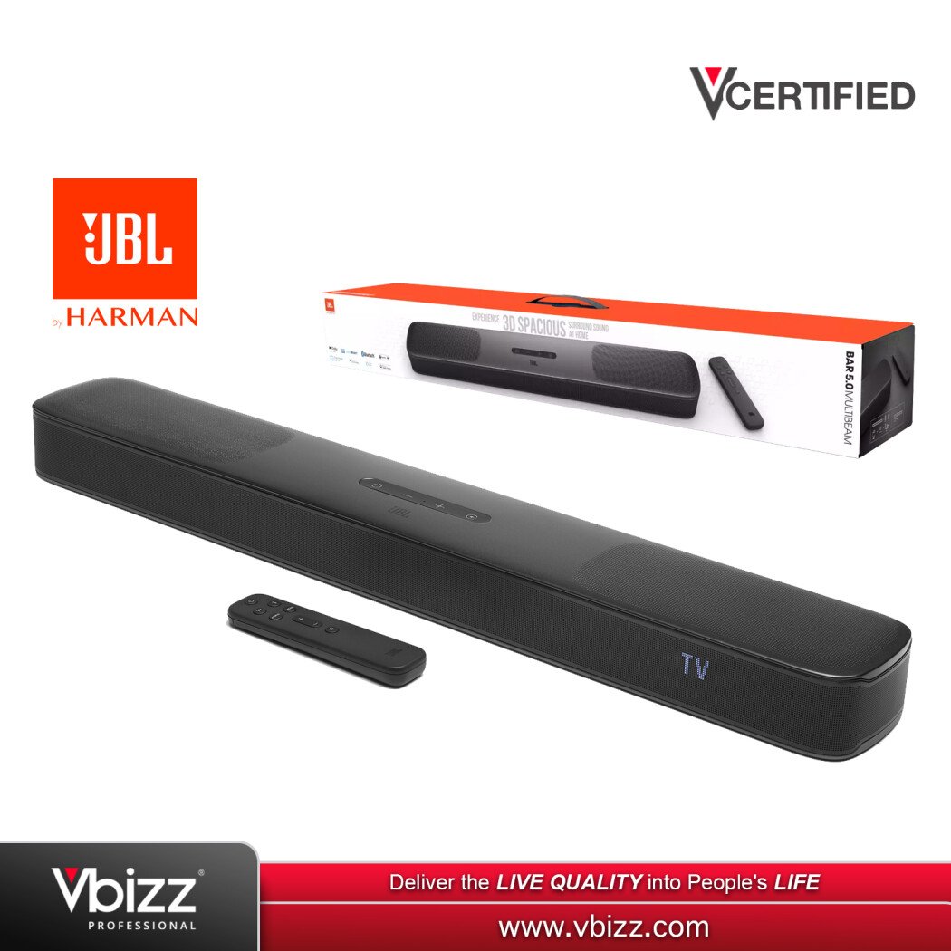 JBL BAR 5.0 MULTIBEAM Soundbar with Multibeam and Dolby Atmos |